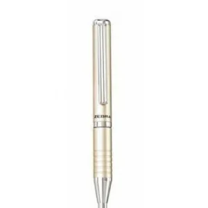 82407-24 Kuličkové pero SL-F1, modrá, 0,24 mm, teleskopické, kovové, šampaň tělo, ZEBRA Značkový