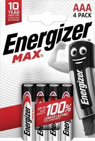 Kup Teď Baterie Max, AAA (mikrotužková), 4 ks, ENERGIZER E300124203/E300124200 ,balení 4 ks