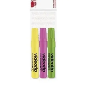 Zvýrazňovač Videotip, 3 barvy, 1-4mm, ICO Autentický