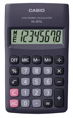 Kalkulačka kapesní, 8místný displej, CASIO HL-815 Originální