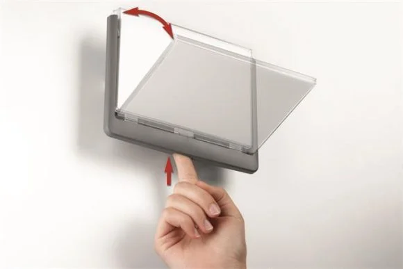 Informační tabulka CLICK SIGN, šedá, 149 x 105,5 mm, DURABLE 486137 Rychlé Dodání