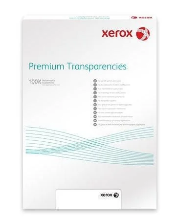 Fólie pro zpětné projektory, pro laserový jednostranný tisk, A4, XEROX ,balení 100 ks Levný