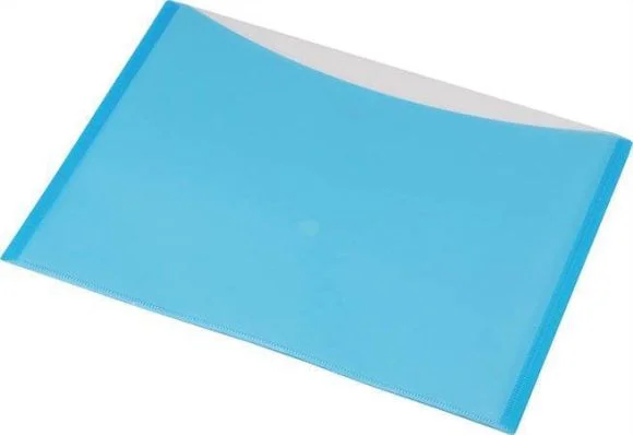 Desky s drukem, modré, 2 kapsy, A4, PP, 160 micron, PANTA PLAST Nová Kolekce