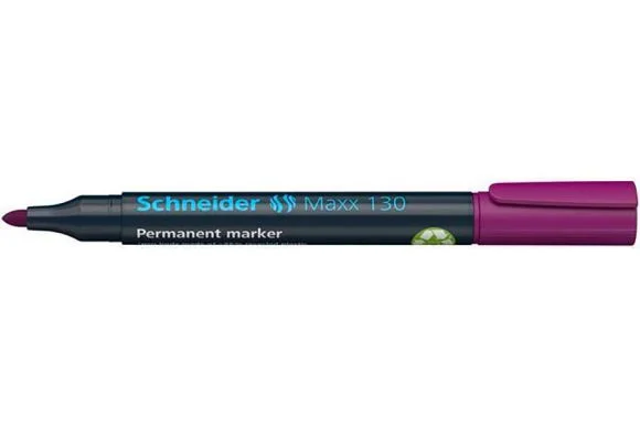 Permanentní popisovač Maxx 130, fialová, 1-3mm, kuželový hrot, SCHNEIDER Nejlepší Cena