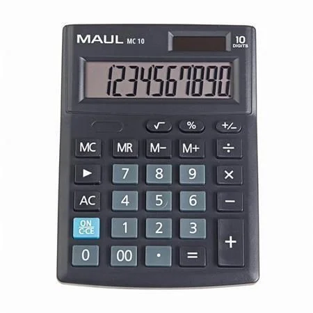 Kalkulačka MC 10, stolní, 10 číslic, MAUL 7265490 Originální