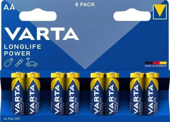 Baterie Longlife Power, AA, 8 ks, VARTA Dokud Zásoby Vydrží