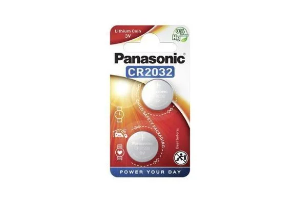 Nová Kolekce Knoflíková baterie, CR2032, lithium, 2 ks, PANASONIC