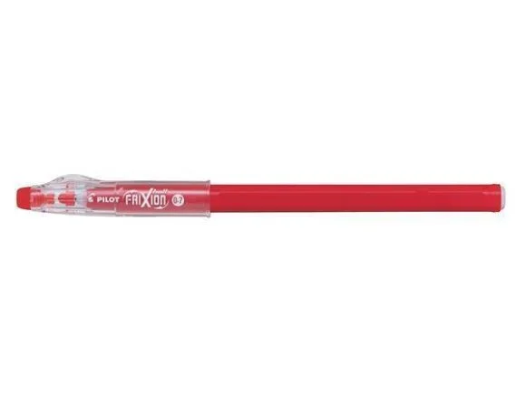 Novinka Roller Frixion Ball Stick, červená, 0,35 mm, s víčkem, PILOT BL-LFP7-F05-R