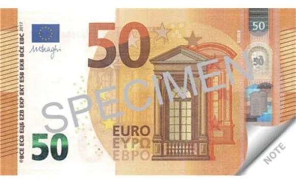 Hit Sezóny Poznámkový blok 50 Euro, 70 listů, 104 x 57 mm, PANTA PLAST 0423-0054-99 ,balení 70 ks