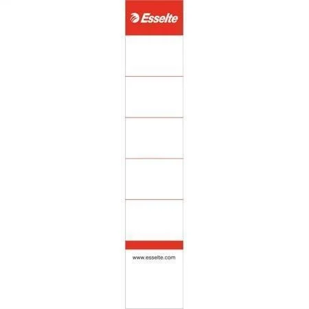 Štítky pro pákové pořadače, oboustranné, bílá, 30x158 mm, ESSELTE ,balení 10 ks Must-Have