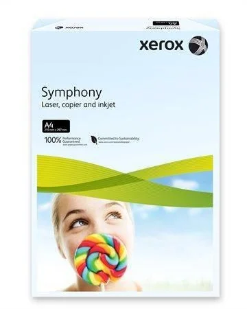 Xerografický papír Symphony, světle modrá, A4, 80 g, 500 listů, XEROX 003R93967 ,balení 500 ks Časově Omezené