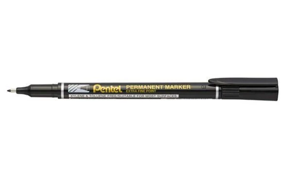 Akční Cena Permanentní popisovač NF450, černá, 0,5 mm, PENTEL NF450-A