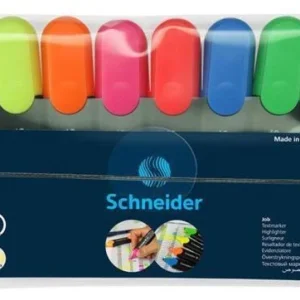 Zvýrazňovače Job 150, sada, 8 barev, 1-5 mm, SCHNEIDER Hit Sezóny
