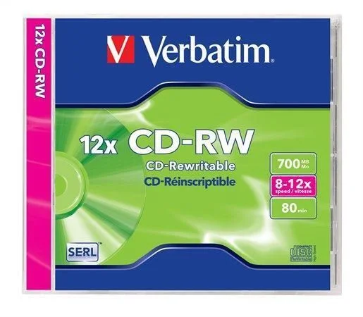 Poslední Šance CD-RW 700MB, 8-10x, Verbatim, jewel box