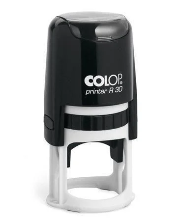 Oblíbený Razítko, kulaté, COLOP Printer R30,modrý polštářek