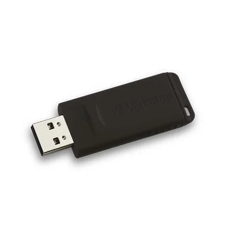 Ověřený Pendrive Slider, černá, 128GB, USB 2.0, VERBATIM