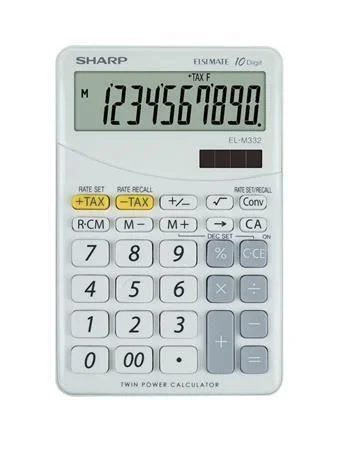 Expresní Doručení Kalkulačka stolní, EL-M332 10 místný displej, SHARP