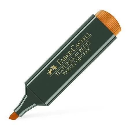 Zvýrazňovač Textliner 48, oranžová, 1-5 mm, FABER-CASTELL Jen Po Omezenou Doba