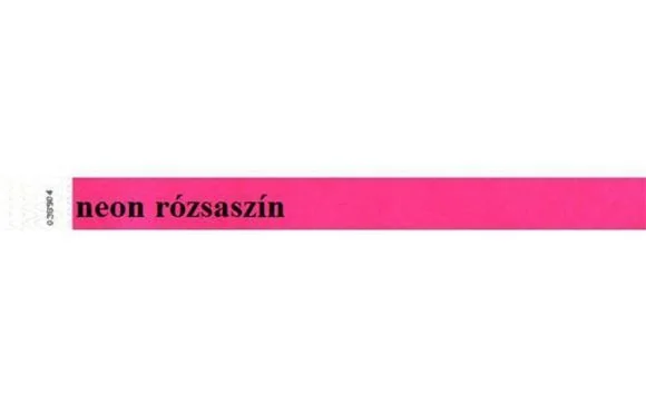 Identifikační náramky, 3/4, neon růžová, tyvek ,balení 100 ks Cenově Výhodný