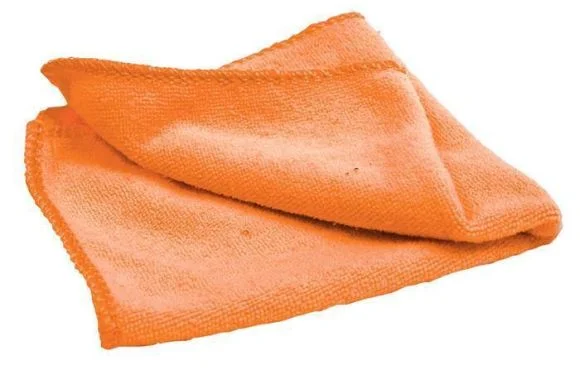 Čistící utěrka z mikrovlákna, oranžová, NOBO Nová Kolekce