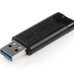 128GB USB Flash disk PinStripe, USB 3.0, VERBATIM, černý Top Prodej