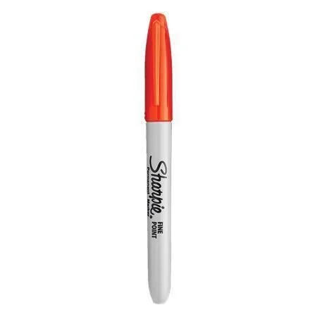 Permanentní popisovač Fine Point, oranžová, 1 mm, kuželový hrot, SHARPIE NSH0811030 Omezená Nabídka