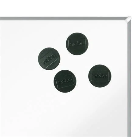 Magnety, černá, 38 mm, 4 ks NOBO 1901630 ,balení 4 ks Ověřený