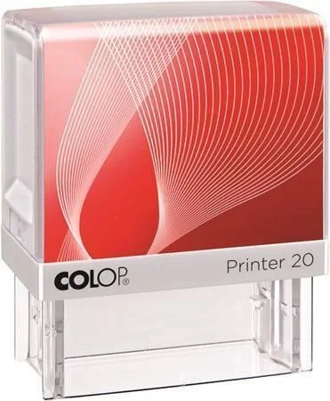 Razítko, COLOP Printer IQ 20, bílé razítko - černý polštářek Oblíbený