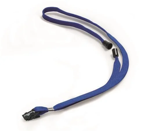 Šňůrka na krk, tmavě modrá, s klipem, DURABLE 811907 ,balení 10 ks Horká Nabídka