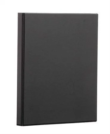 Expresní Doručení Pořadač čtyřkroužkový, černý, přední průhledná kapsa, 40 mm, A4, PP/karton, PANTA PLAST