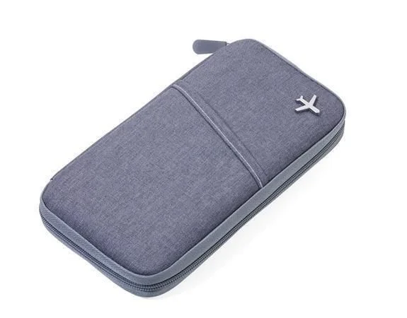 Jen Po Omezenou Doba Pouzdro na cestovní dokumenty Safe flight, RFID čipy, šedá, TROIKA TRV20/GY