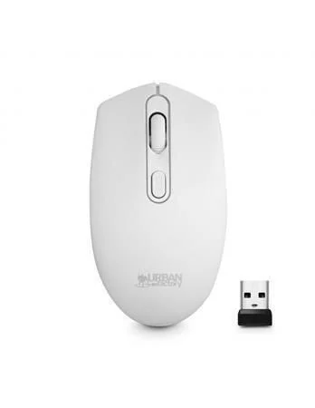Myš Free Color, bílá, střední velikost, bezdrátová, optická, USB, URBAN FACTORY FCM02UF Bezpečná Platba