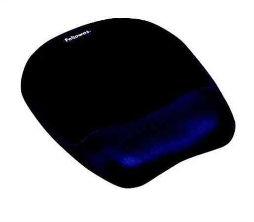 Podložka pod myš s pěnovou opěrkou zápěstí, FELLOWES Memory Foam, safírová Top Prodej