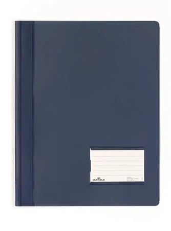 Desky s rychlovazačem DURALUX, tmavě modrá, extra pevné, A4+, průsvitné, DURABLE 268007 Akce