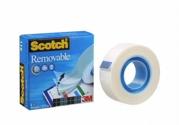 Ověřený Lepicí páska Removable Magic Tape, neviditelná, 19 mm x 33 m, 3M SCOTCH 7000029163