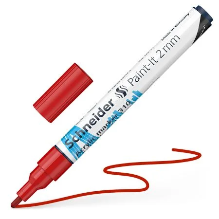 Must-Have Schneider Paint-It 310 Akrylový popisovač 2 mm - červený