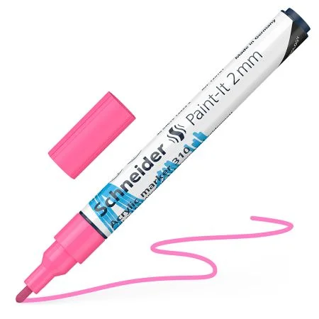 Autentický Schneider Paint-It 310 Akrylový popisovač 2 mm - růžový