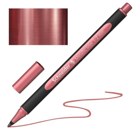 Jen Po Omezenou Doba Popisovač Schneider Paint-It 020 Metallic hrot 1-2mm - metalická červená vintage