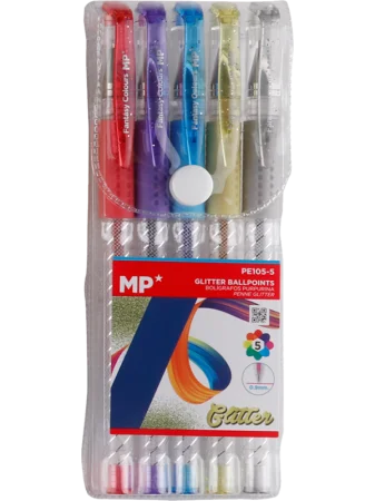 popisovač gel glitter 5ks PE105-5 Expresní Doručení
