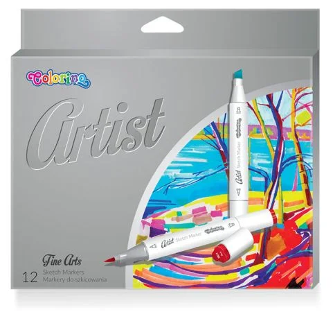 Colorino Artist fixy 12ks Fine Arts Ověřený