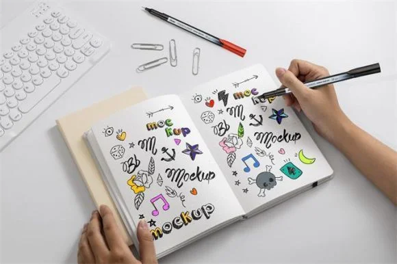 Omezená Nabídka Liner Pointliner, 6 různých barev, 0,4 mm, sada, PENTEL S40-6