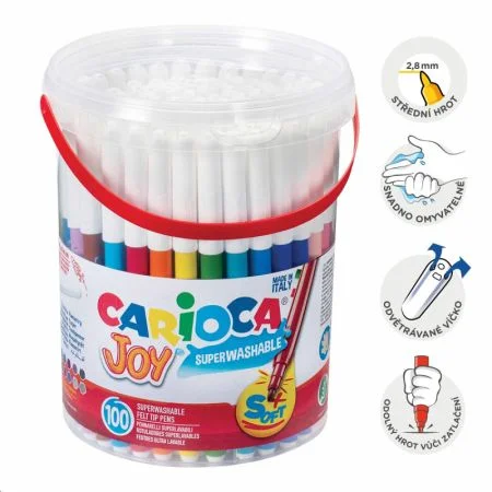 Popisovače Carioca Joy - 100 ks Jen Po Omezenou Doba