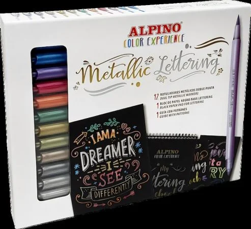 Speciální Cena popisovače Alpino metallic lettering set 14ks 010701