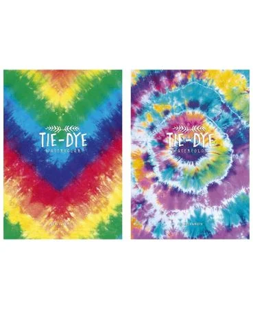 Skicovací notes A5 64 l Tie-Dye ,balení 4 ks Akční Nabídka