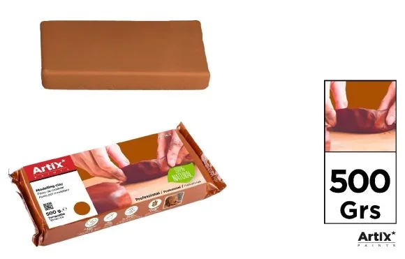 Novinka Modelovací hmota samotvrdnoucí 500 g terakota
