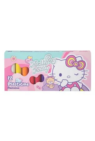 Přímo Od Výrobce Plastelína 12 barev Hello Kitty ,balení 6 ks